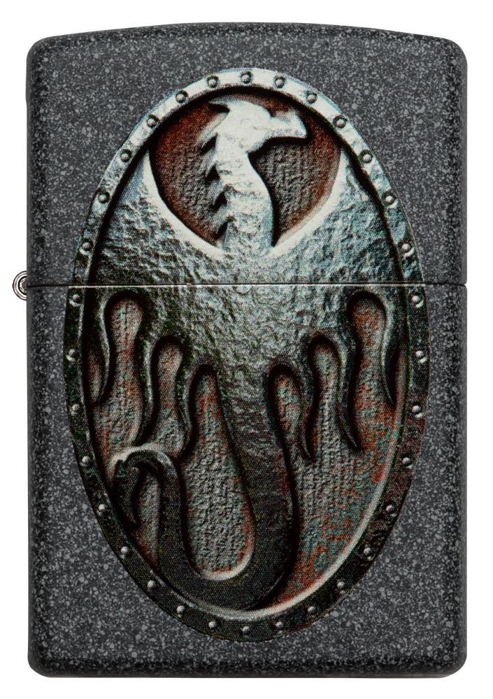 Zippo Metal Dragon Shield Design