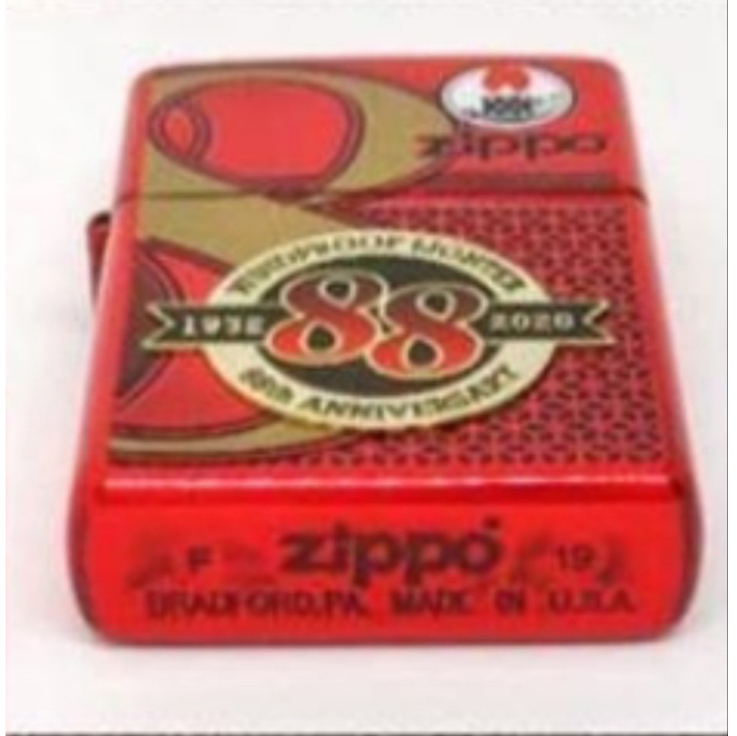 Zippo 88TH RED COLOR CLEAR COATING