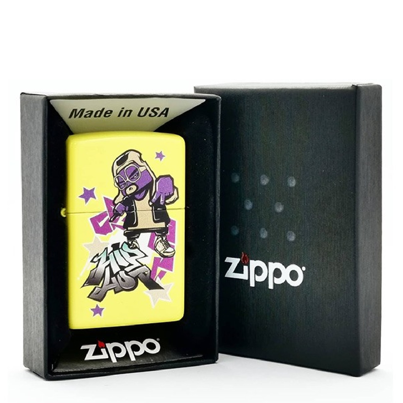 Zippo Hip Hop Design – Lemon Matte