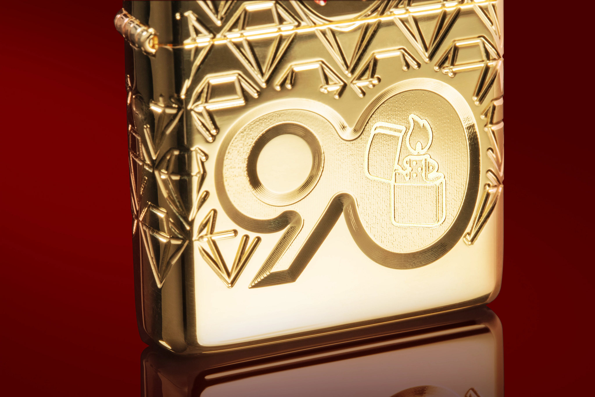 Zippo 90th Anniversary Limited Edition– Gold Plated 49866