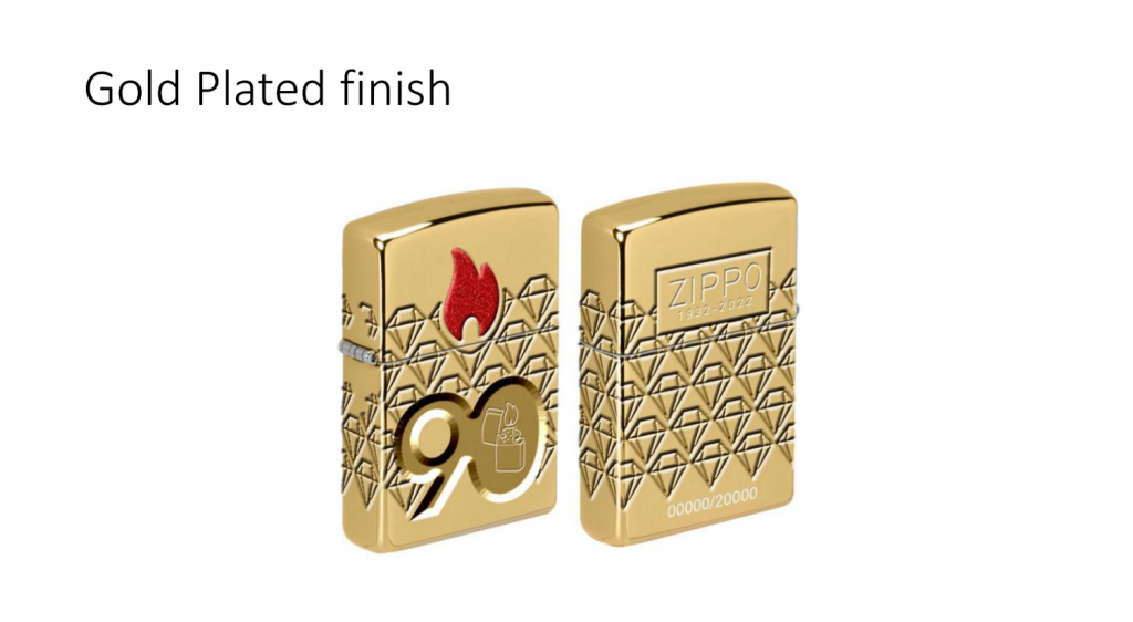 Zippo Coy 2022 Gold Plated