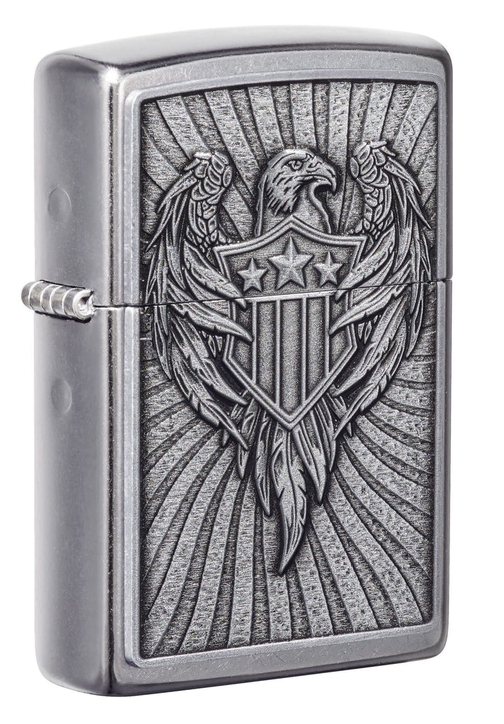 Zippo Eagle Shield Emblem Design