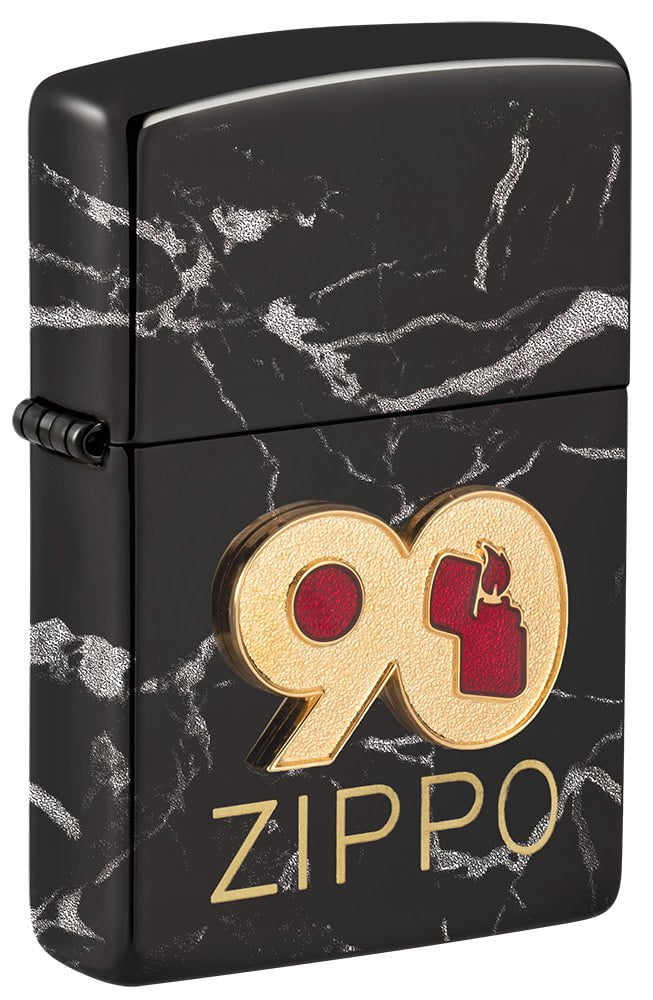 Zippo 90th Anniversary Commemorative High Polish Black