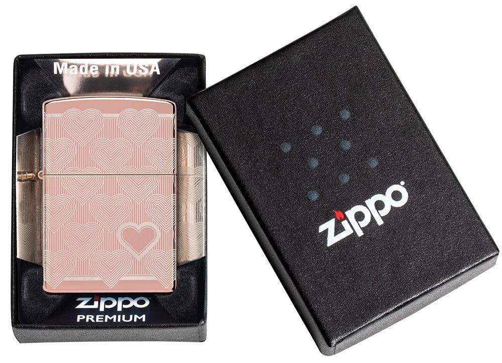 Zippo Heart Design