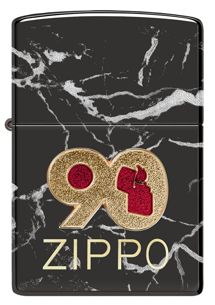 Zippo 90th Anniversary Commemorative High Polish Black