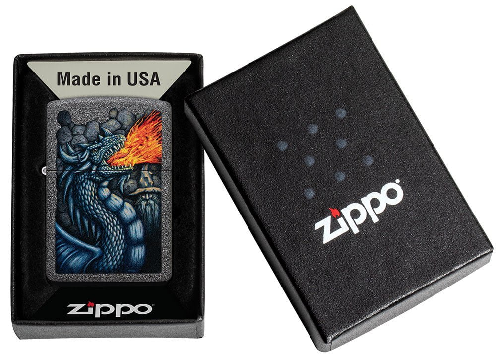 Zippo Fiery Dragon Design