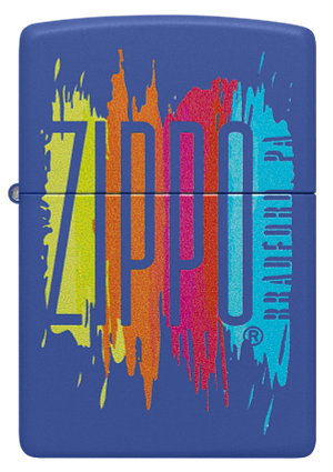 Zippo Classic Royal Blue Matte Color Image