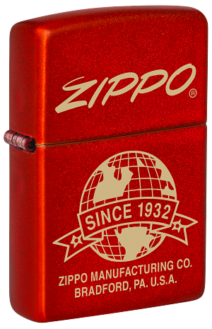 Zippo Classic Metallic Red Laser Engrave