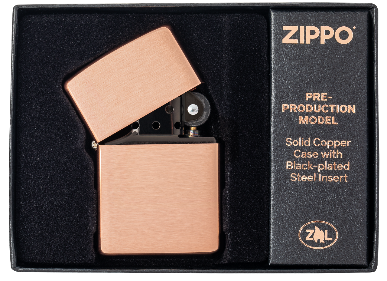 Zippo Solid Copper – Đồng đỏ 48107