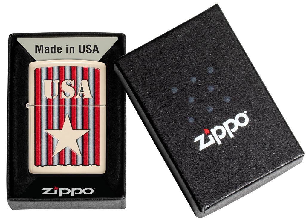 Zippo USA Design Flat Sand