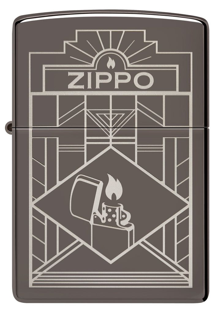 Zippo Art Deco Design Black Ice®