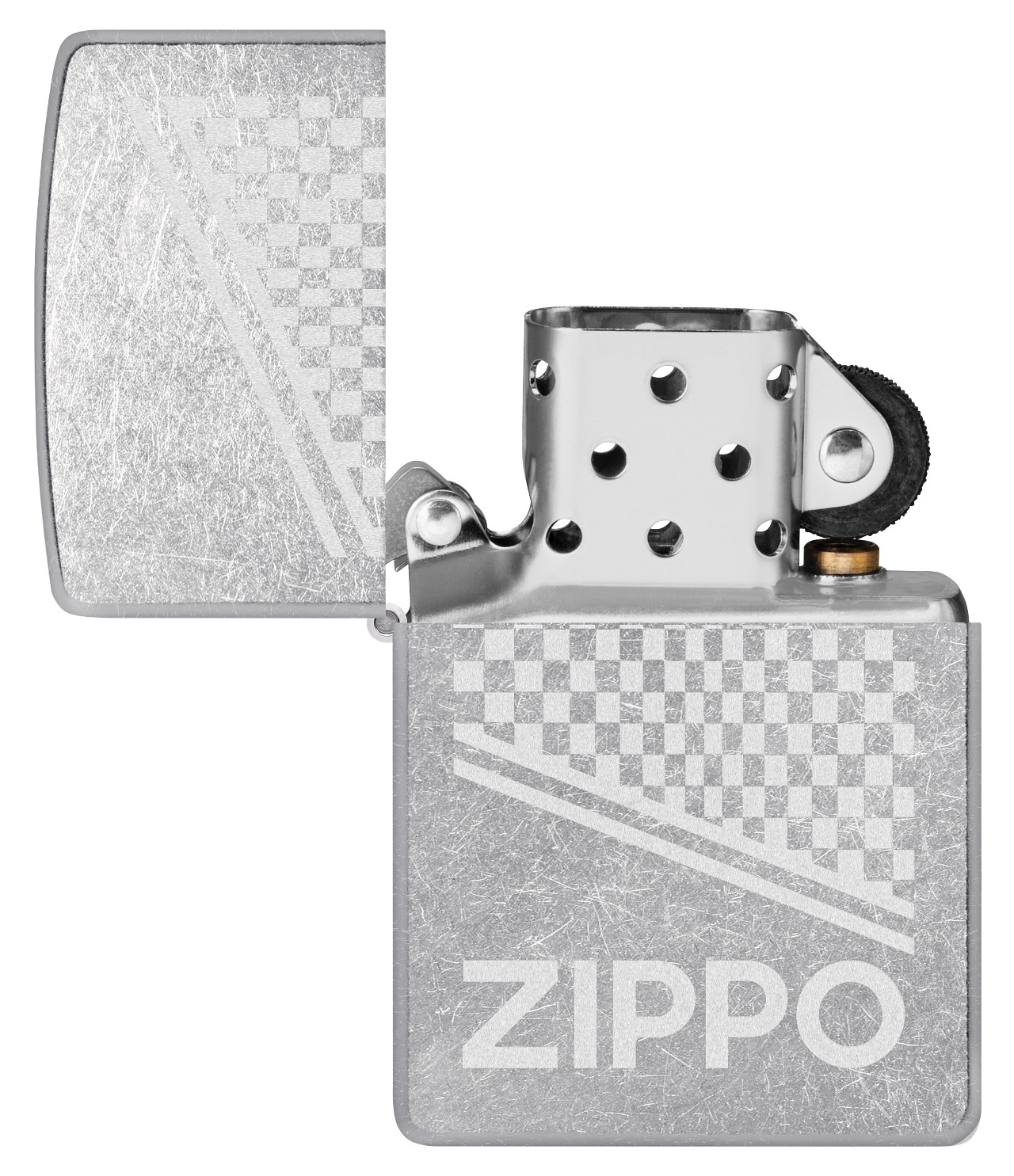 Checked Zippo Design