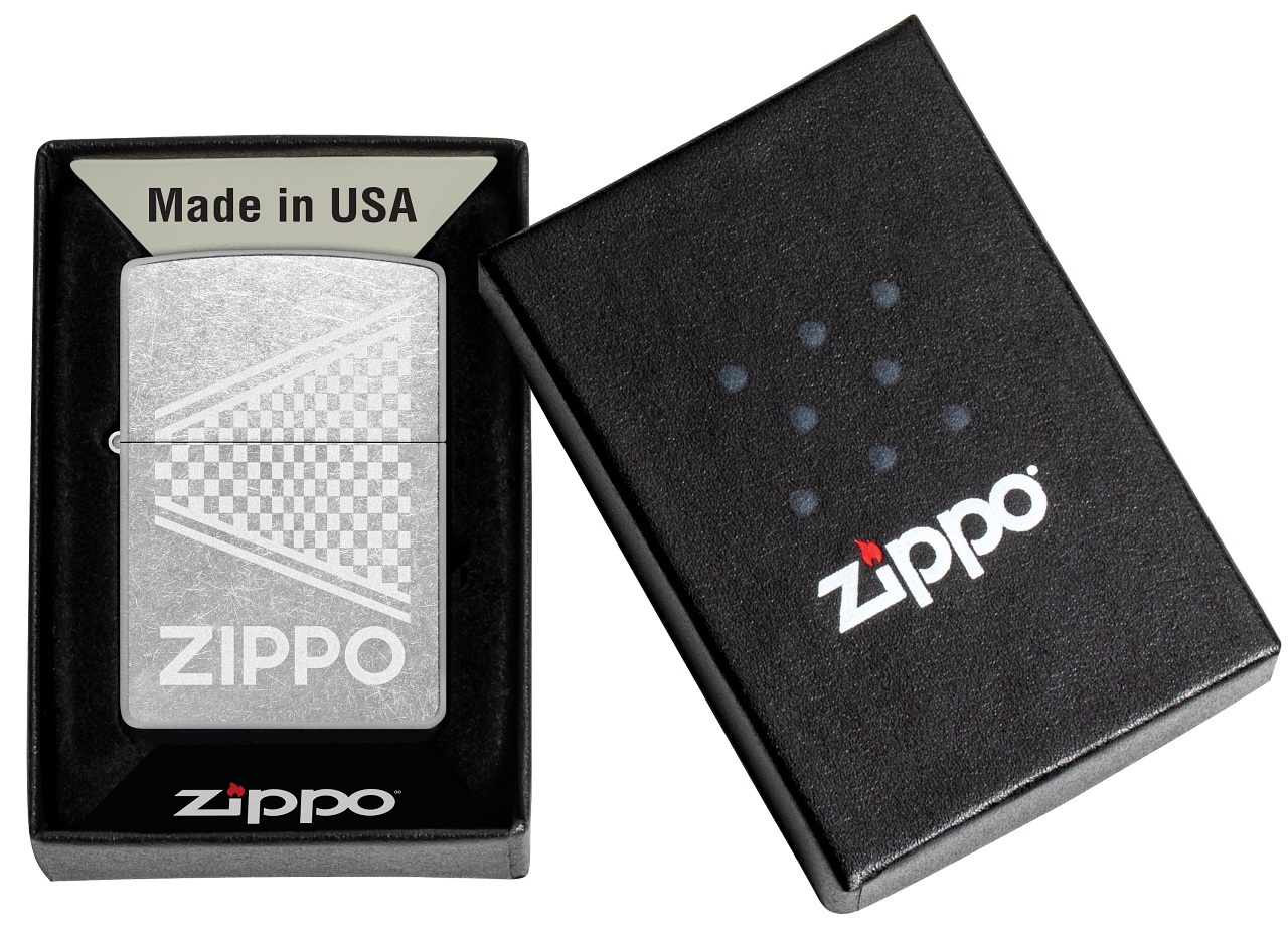 Checked Zippo Design