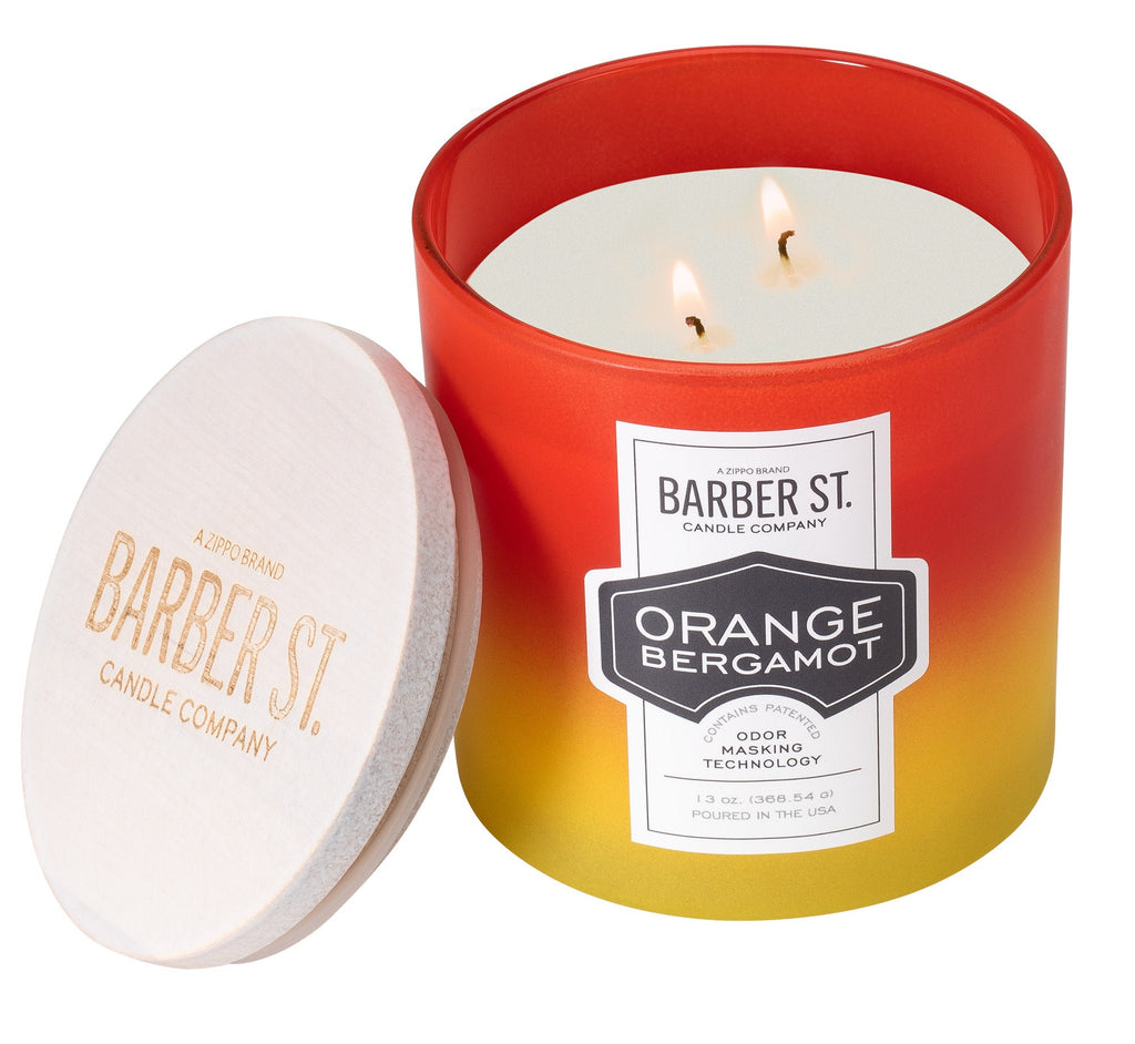 Barber Street Orange Bergamot Odor Masking Candle