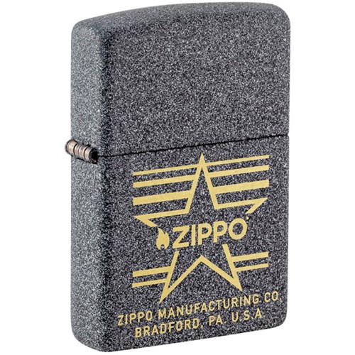 Zippo Logo Flame Start Stripes