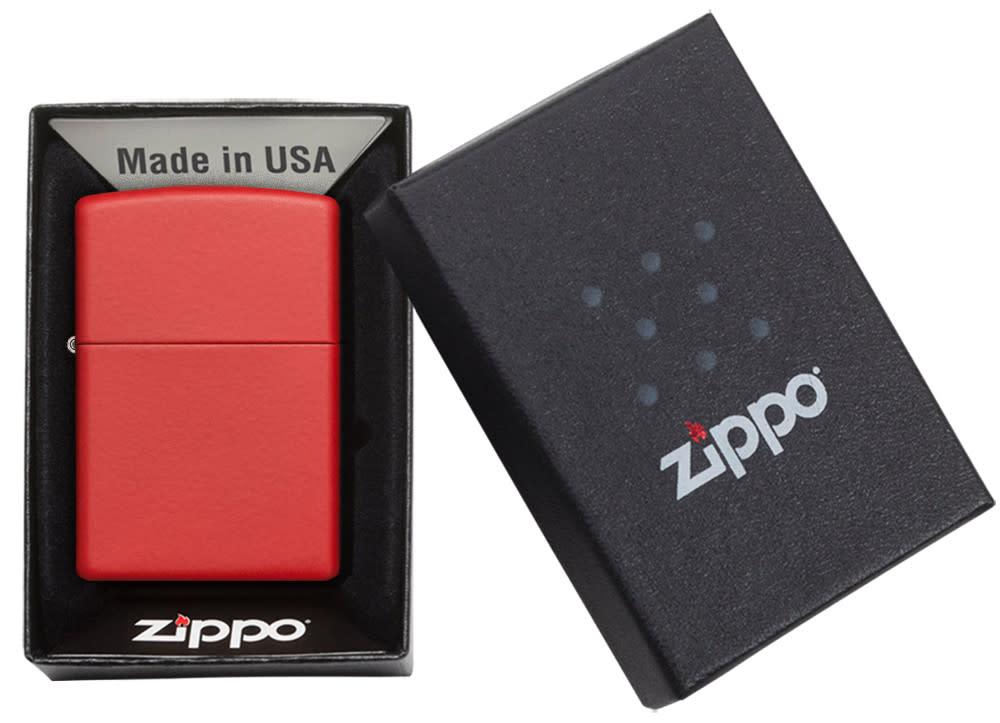 Vỏ Bật Lửa Zippo Classic Red Matte