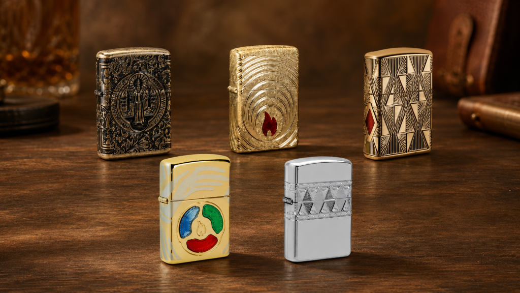 Gợi ý 5 mẫu Zippo tặng doanh nhân sang trọng: Sterling Silver, Collectible giới hạn, Armor khắc sâu, chính hãng tại Zippo.vn.