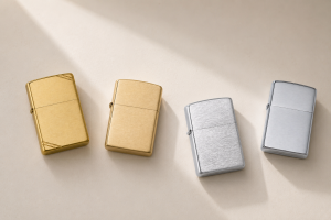 Zippo Brushed Chrome và Brushed Brass khác nhau thế nào?